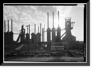 Woodward Coal & Iron Company Furnace, Opossum Creek vicinity, Woodward, Jefferson County, AL - 6, Antique Poster