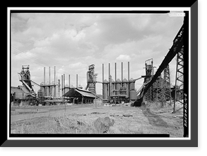 Woodward Coal & Iron Company Furnace, Opossum Creek vicinity, Woodward, Jefferson County, AL - 8, Antique Print