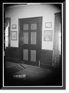 James Greer Bankhead House, U.S. Route 278, Sulligent, Lamar County, AL - 4 Classic, Historic Print