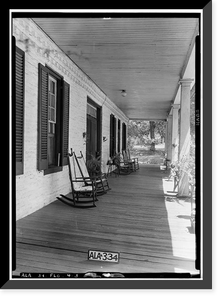 Lambeth House, 203 Hermitage Drive, Florence, Lauderdale County, AL - 3, Antique Print