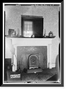 Lambeth House, 203 Hermitage Drive, Florence, Lauderdale County, AL - 5, Historic Print