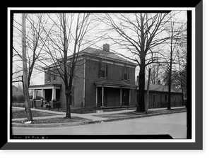 Perry House, North Pine & Tuscaloosa Streets, Florence, Lauderdale County, AL, Vintage Poster