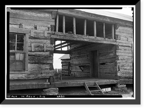 Taylor-Cunningham House (first), Bellevue Road, Rogersville vicinity, Lauderdale County, AL - 6, Antique Wall Art