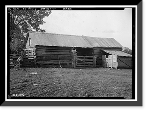 Taylor-Cunningham House (first), Bellevue Road, Rogersville vicinity, Lauderdale County, AL - 10, Vintage Wall Art