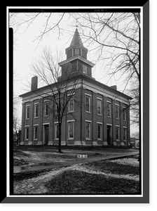 Lawrence County Courthouse, Courthouse Square bounded by Main Street, Lawrence, Moulton, Lawrence County, AL, Historic Reproduction