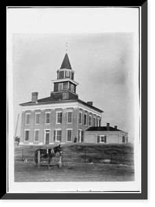 Lawrence County Courthouse, Courthouse Square bounded by Main Street, Lawrence, Moulton, Lawrence County, AL - 10, Vintage Print