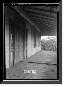 Tucker-Fincher House, U.S. Route 431, Mount Jefferson, Lee County, AL - 2, Antique Poster