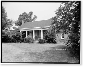 Historic Architecture - Burkville vicinity, Alabama - David Graves House