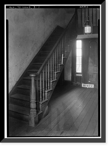 Archibald Tyson House, State Highway 97 (County Road 29), Lowndesboro, Lowndes County, AL - 7, Antique Print