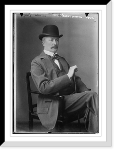 Count Monts, seated, Dillon.Dillon, Historic Reproduction