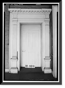 Pope-Spragins House, 407 Echols Avenue, Huntsville, Madison County, AL - 6, Historic Print