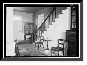 Pope-Spragins House, 407 Echols Avenue, Huntsville, Madison County, AL - 7 Classic, Antique Print