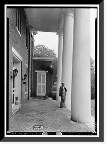 Historic Framed Print, Robinson-Dillworth House, 2709 Meridian Pike, Huntsville vicinity, Madison County, AL - 2,  17-7/8" x 21-7/8"