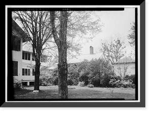 Historic Framed Print, Bluff Hall, 407 North Commissioners Avenue, Demopolis, Marengo County, AL - 3,  17-7/8" x 21-7/8"