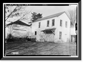 Historic Framed Print, Bluff Hall, 407 North Commissioners Avenue, Demopolis, Marengo County, AL - 17,  17-7/8" x 21-7/8"