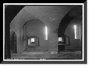 Fort Gaines, Pelican Point, Dauphin Island, Mobile County, AL - 5, Historic Print