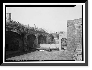 Fort Gaines, Officers' Quarters & Barracks, Dauphin Island, Mobile County, AL - 4, Historic Reproduction
