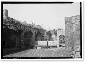 Historic Architecture - Dauphin Island, Alabama - Fort Gaines, Officers'