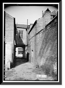 Girard Double House, 56-58 South Conception Street, Mobile, Mobile County, AL - 2, Vintage Print
