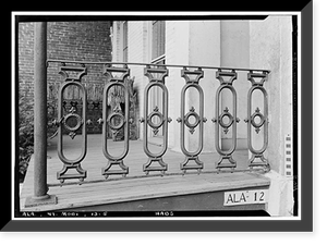 Girard Double House, 56-58 South Conception Street, Mobile, Mobile County, AL - 4, Antique Wall Art
