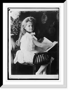 Grand Duchess Marie, seated with book, Historic Reproduction