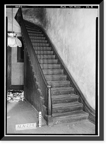 Augustine Ottenstein House, 207-209 North Jackson Street, Mobile, Mobile County, AL - 8, Vintage Poster