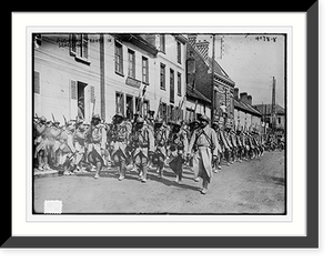 Historic Framed Print, Senegalese troops in Fr.,  17-7/8" x 21-7/8"