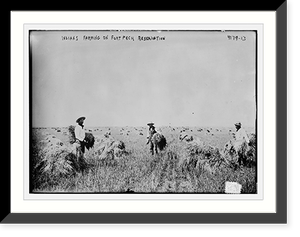 Indians farming on Fort Peck Res, Antique Poster