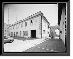 Southern Market & Municipal Building, 107-115 South Royal Street, Mobile, Mobile County, AL - 36, Vintage Print