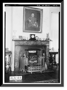 Hammond-Willoughby House, Saint Michael & Hamilton Streets, Mobile, Mobile County, AL - 6, Historic Reproduction