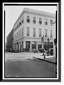 Pollock Building, 51 South Royal Street, Mobile, Mobile County, AL, Vintage Print
