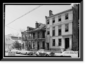 Dr. Ludolph Parmly Houses, 303-305-307 Conception Street, Mobile, Mobile County, AL - 2, Historic Print
