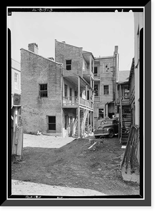 Dr. Ludolph Parmly Houses, 303-305-307 Conception Street, Mobile, Mobile County, AL - 4, Historic Print