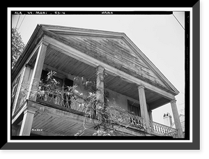 Historic Framed Print, 251 North Conception Street (House), Mobile, Mobile County, AL - 4,  17-7/8" x 21-7/8"