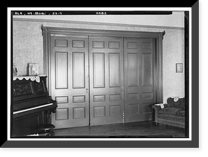 Historic Framed Print, 251 North Conception Street (House), Mobile, Mobile County, AL - 7,  17-7/8" x 21-7/8"