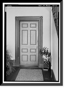 Historic Framed Print, 251 North Conception Street (House), Mobile, Mobile County, AL - 8,  17-7/8" x 21-7/8"