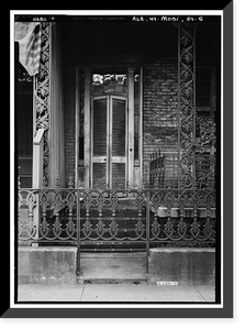 Huger-Douglas Houses, 109-111 South Conception Street, Mobile, Mobile County, AL - 5, Vintage Wall Art