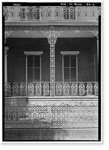 Antique Architecture - Mobile, Alabama - Patrick Lyons House