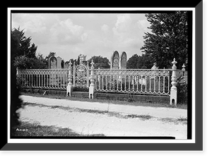Magnolia Cemetery (Ironwork), Virginia Street, Mobile, Mobile County, AL - 27 Classic, Antique Print