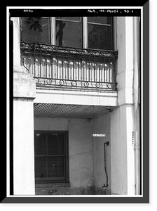Antique Architecture - Mobile, Alabama - U. S. Marine Hospital & Gates