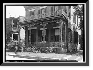 Revault-Shawhan House, 254 North Conception Street, Mobile, Mobile County, AL, Vintage Wall Art