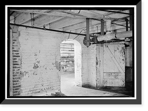 Historic Framed Print, Mount Vernon Arsenal, Administration Building, Old Saint Stephens Road (County Road 96), Mount Vernon, Mobile County, AL - 5,  17-7/8" x 21-7/8"