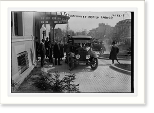 Antique Photo Print - Commission at British Embassy