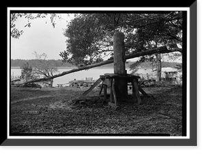 Old Boat Repair Yard, Fowl River, Mon Louis Island, Mobile County, AL - 2, Vintage Print