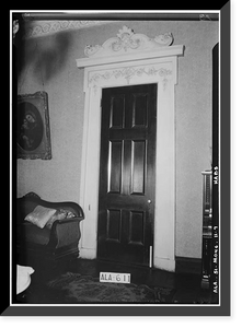 Bibb-Goldthwaithe-Arrington House, 203 Church Street, Montgomery, Montgomery County, AL - 7, Antique Poster