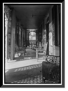 Kenneworth-Moffatt House, 405 South Hull Street, Montgomery, Montgomery County, AL - 3, Antique Print