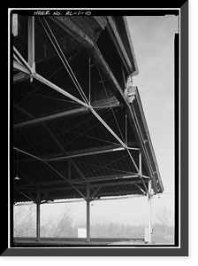Louisville & Nashville Railroad, Union Station Train Shed, Water Street, opposite Lee Street, Montgomery, Montgomery County, AL - 10, Historic Reproduction
