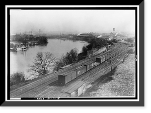 Louisville & Nashville Railroad, Union Station Train Shed, Water Street, opposite Lee Street, Montgomery, Montgomery County, AL - 15, Historic Print