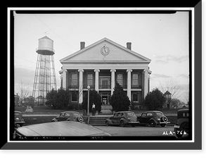Perry County Court House, Square bounded by State Highway 5, Main Street, Gr, Marion, Perry County, AL, Vintage Print
