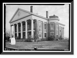 Perry County Court House, Square bounded by State Highway 5, Main Street, Gr, Marion, Perry County, AL - 5, Vintage Wall Art